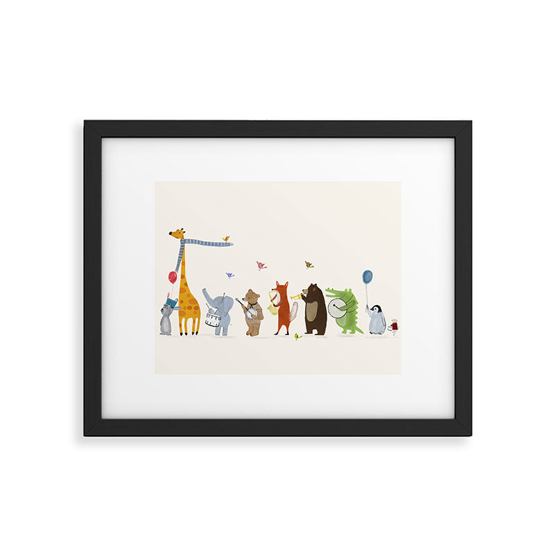 little parade Framed Art Print Gallery Image 4