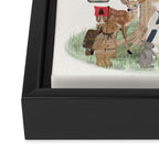 little playhouse Framed Canvas Print Gallery Image 3