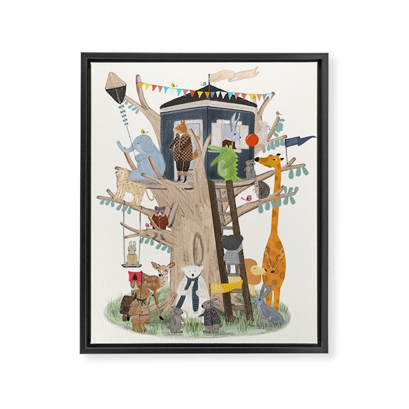 little playhouse Framed Canvas Print Gallery Image 8