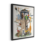 little playhouse Framed Canvas Print Gallery Image 2