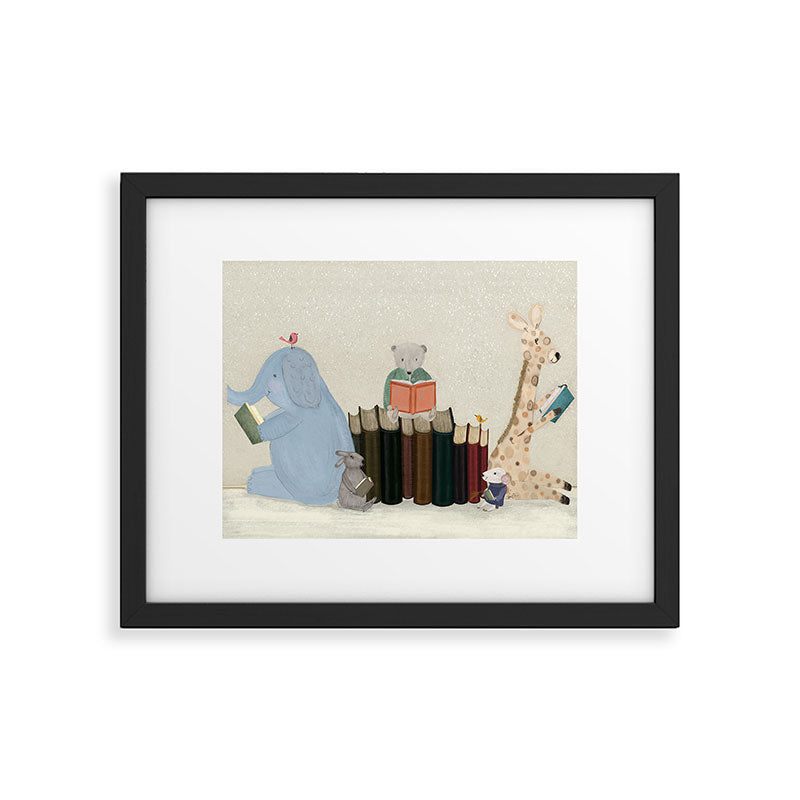 little readers Framed Art Print Gallery Image 6