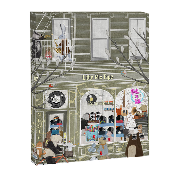 little record store Canvas Print Gallery Image 1