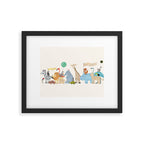 little safari parade Framed Art Print Gallery Image 6