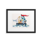little sailers Framed Art Print Gallery Image 4