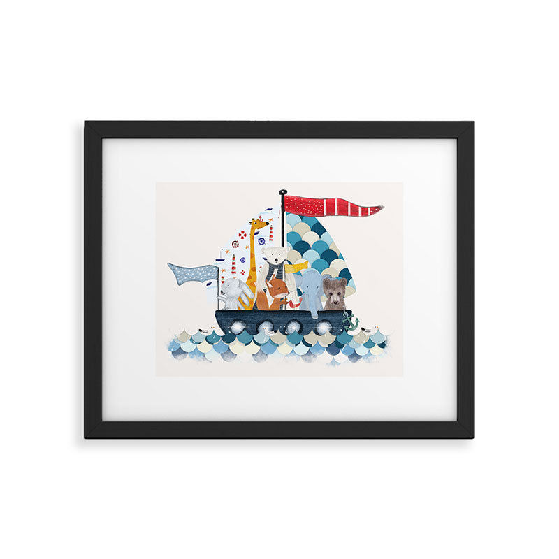 little sailers Framed Art Print Gallery Image 4