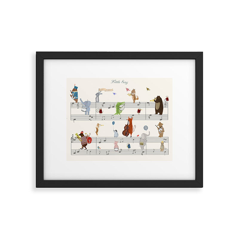little song Framed Art Print Gallery Image 4