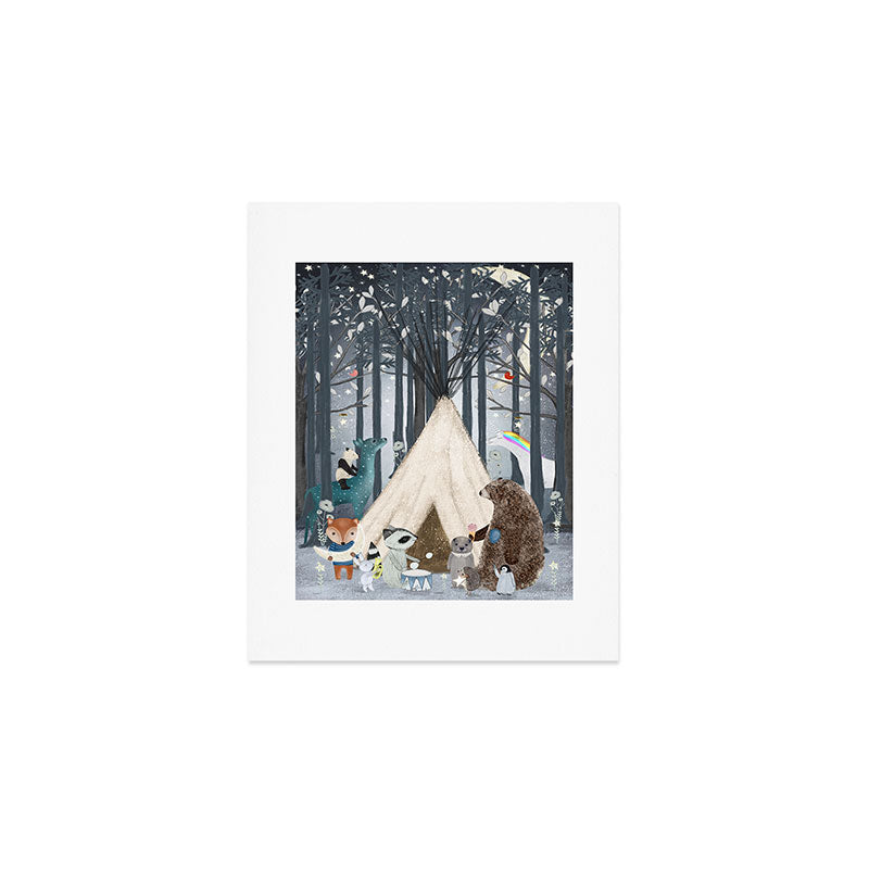 little tipi Art Print Gallery Image 1