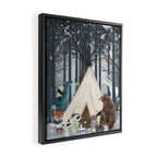 little tipi Framed Canvas Print Gallery Image 2