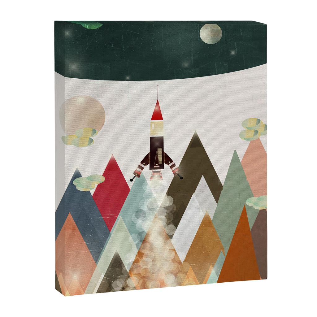 living on the moon Canvas Print Gallery Image 6