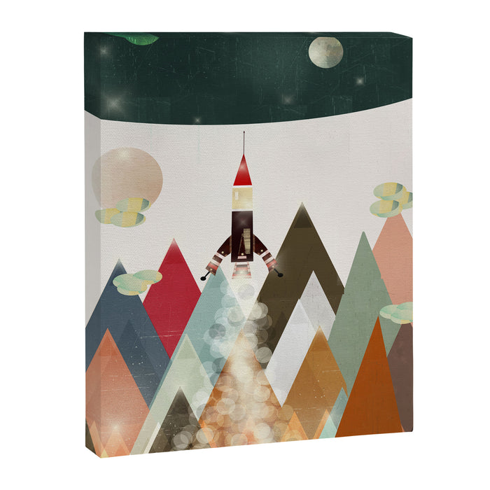 living on the moon Canvas Print Gallery Image 1