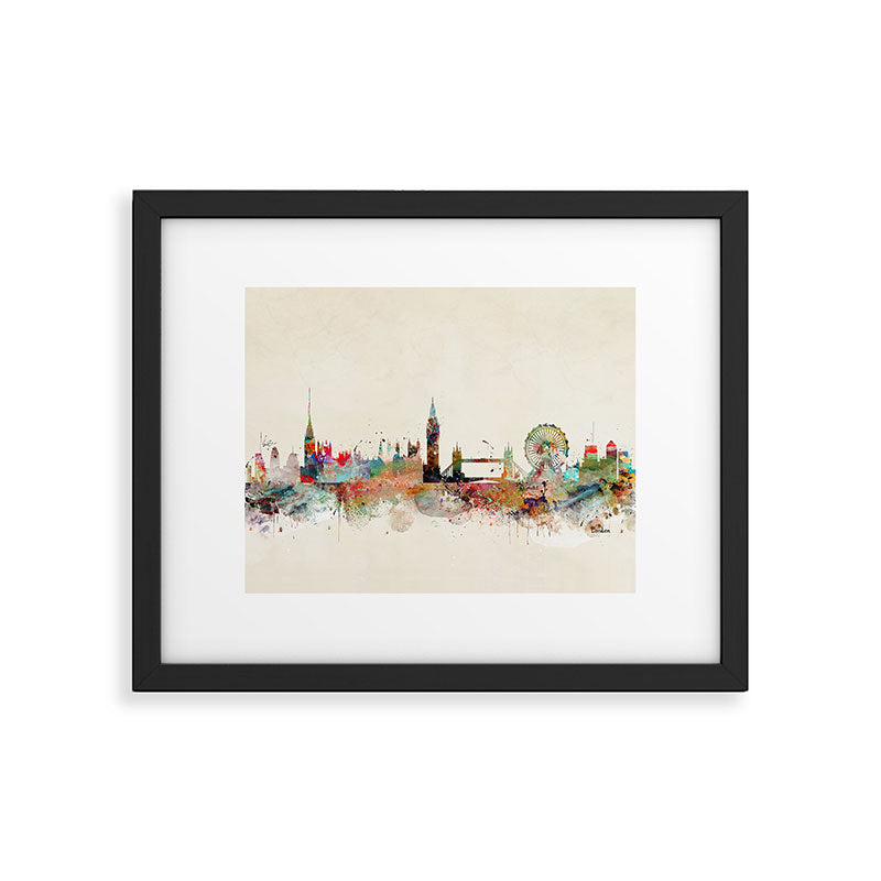london england skyline Framed Art Print Gallery Image 6