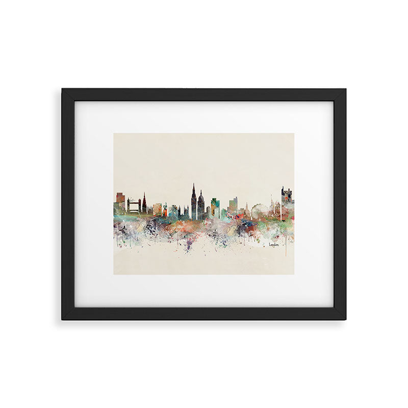 london england skyline Framed Art Print Gallery Image 6