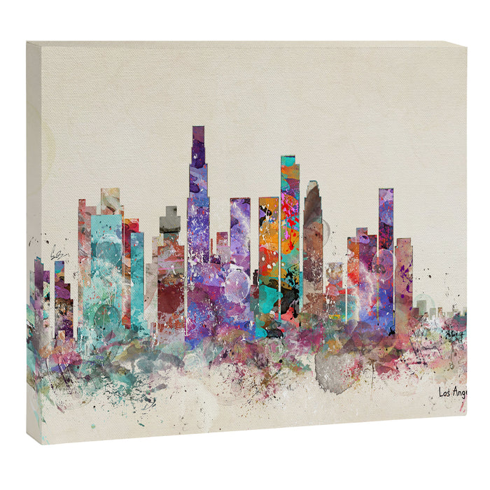 los angeles california skyline Canvas Print Gallery Image 1