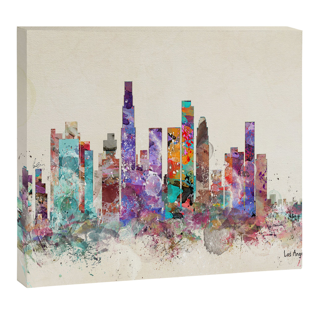 los angeles california skyline Canvas Print Gallery Image 12