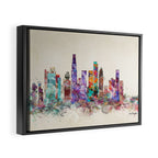 los angeles california skyline Framed Canvas Print Gallery Image 6