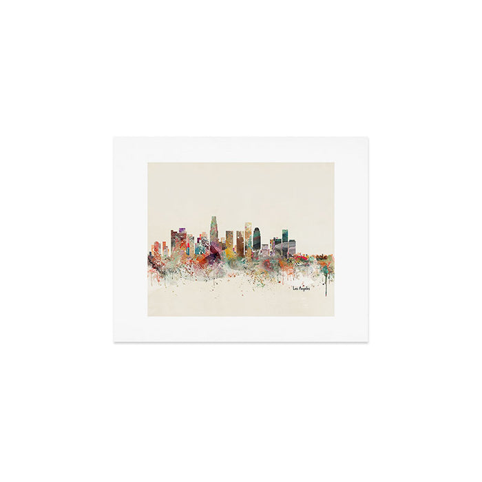 los angeles skyline Art Print Gallery Image 1