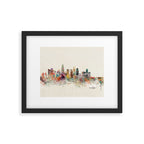 los angeles skyline Framed Art Print Gallery Image 6