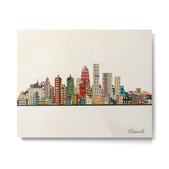 louisville kentucky skyline Metal Print Gallery Image 1