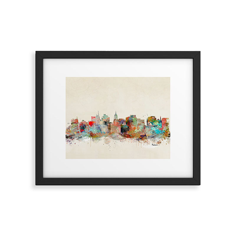 Madison Wisconsin  Framed Art Print Gallery Image 5