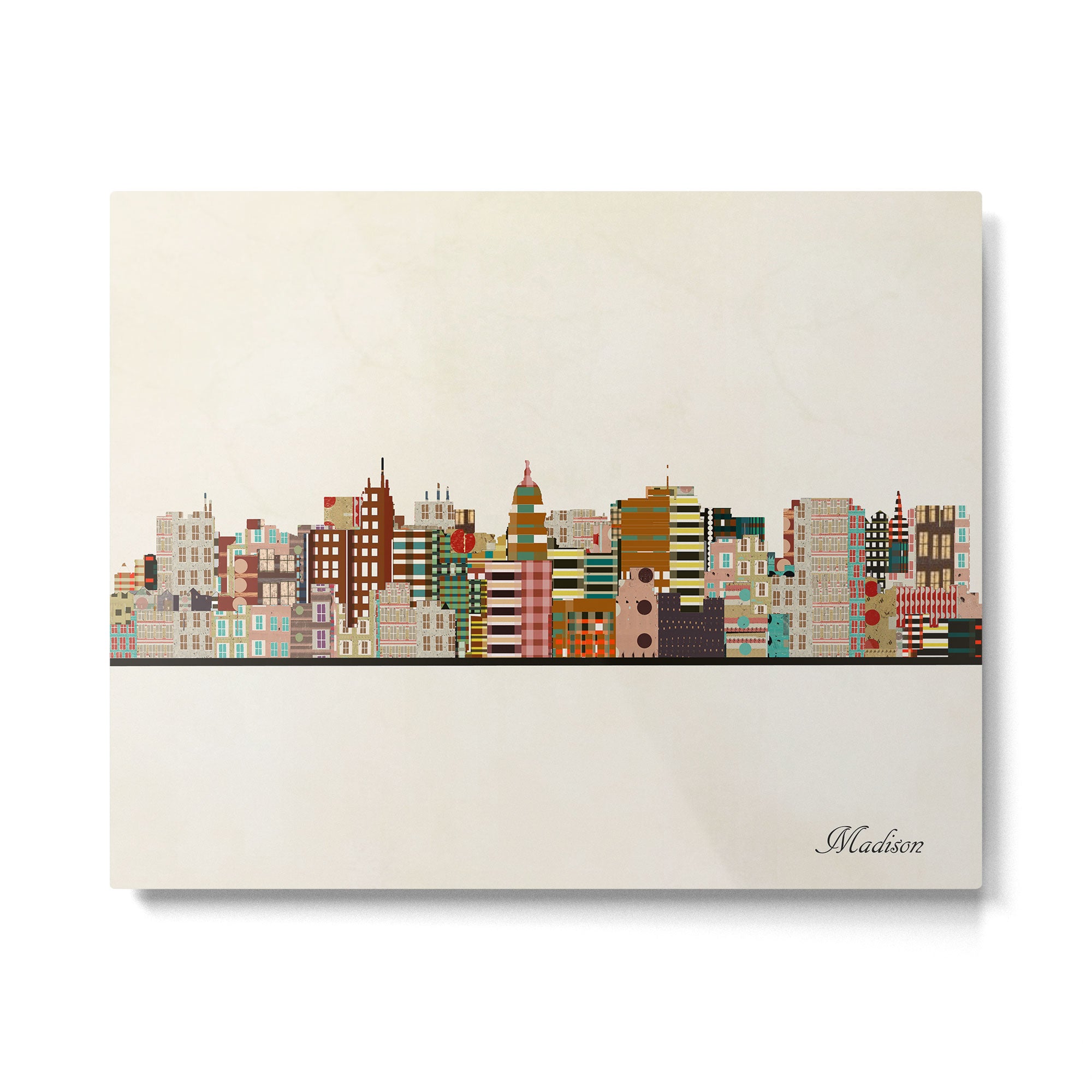 madison wisconsin skyline Metal Print Gallery Image 6