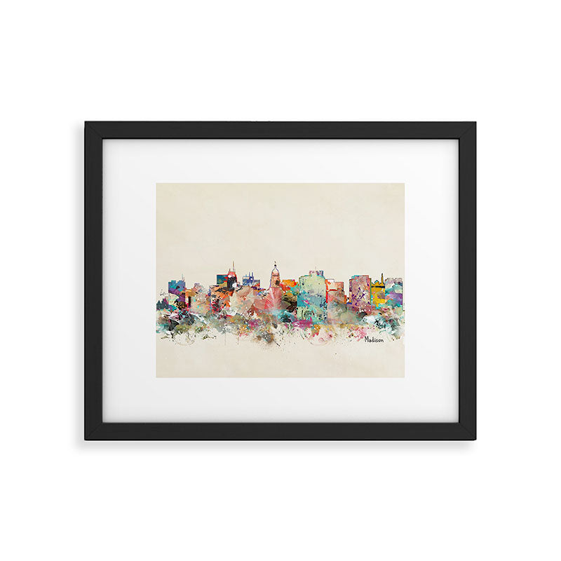 madison wisconsin Framed Art Print Gallery Image 5