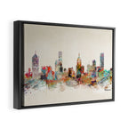 melbourne australia Framed Canvas Print Gallery Image 2