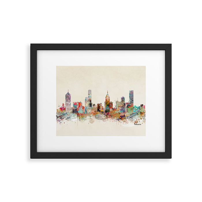 melbourne australia Framed Art Print Gallery Image 1