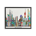 Melbourne Framed Canvas Print Gallery Image 2