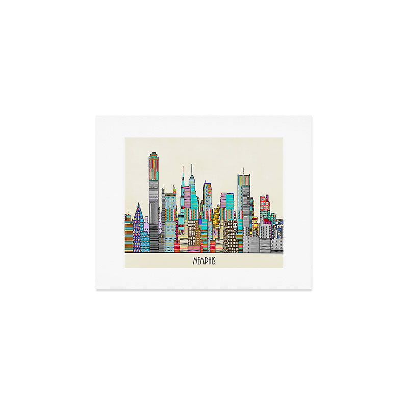 Memphis city Art Print Gallery Image 1