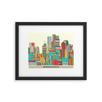 Minneapolis city  Framed Art Print Gallery Image 5