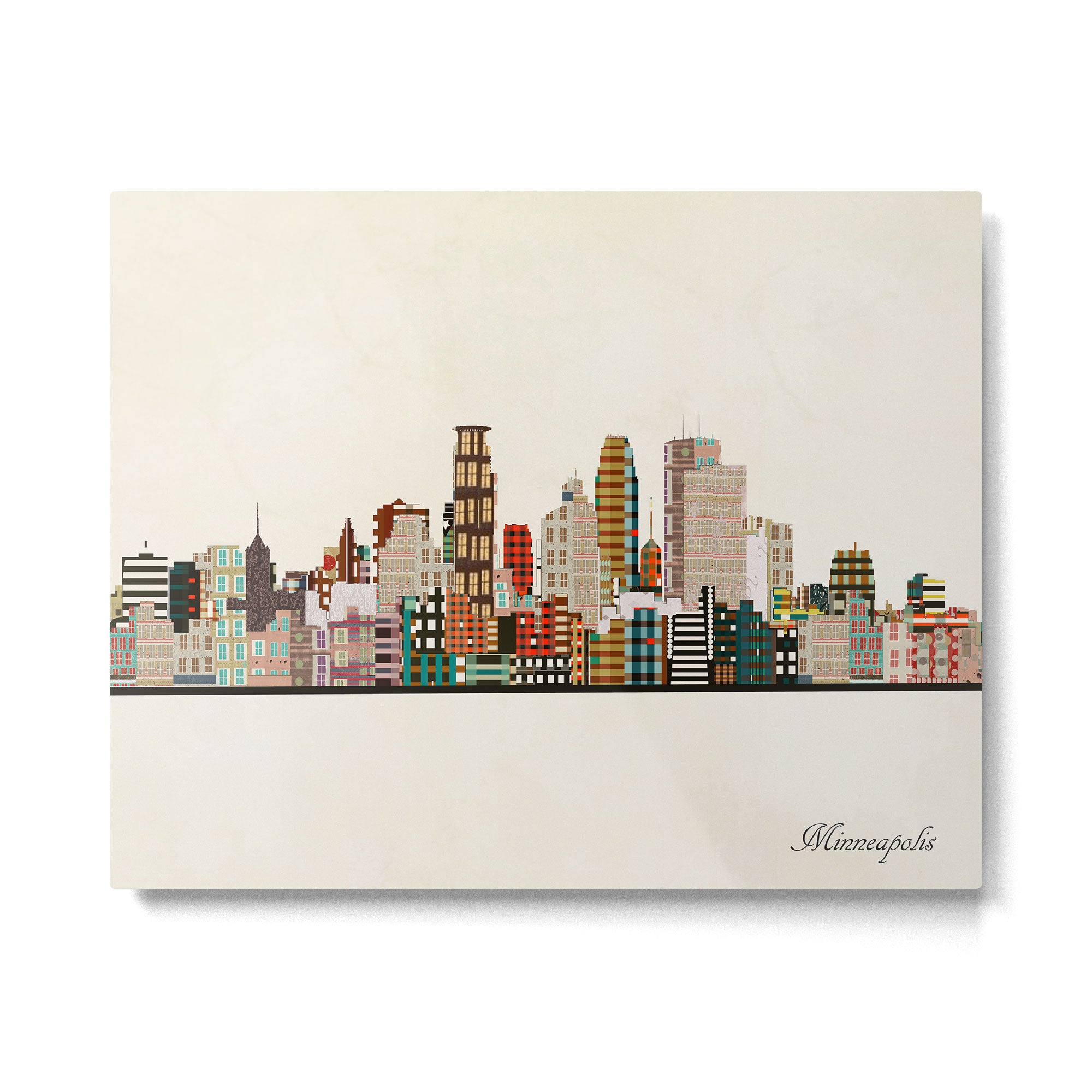 minneapolis skyline Metal Print Gallery Image 6