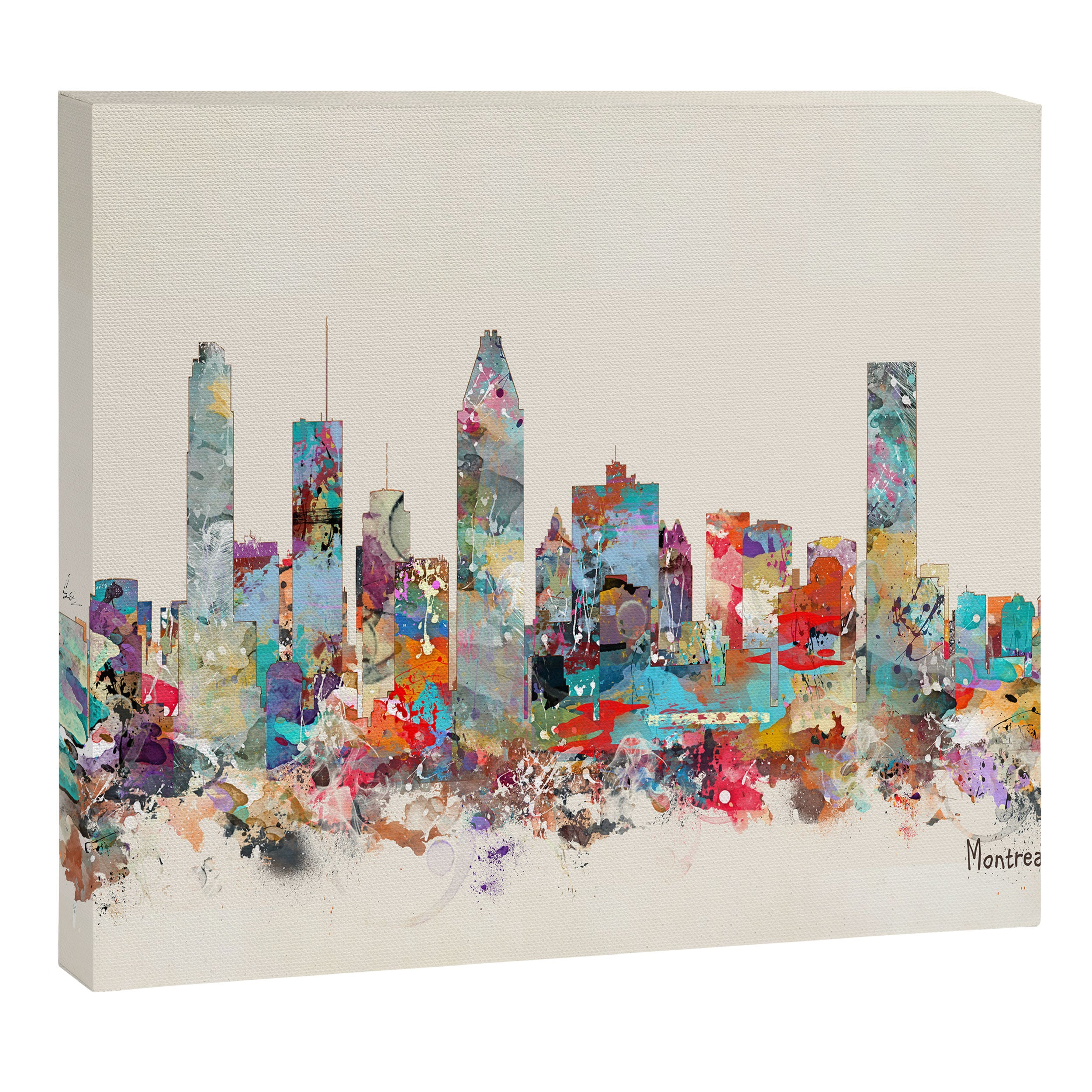 Montreal Quebec skyline Canvas Print Gallery Image 12