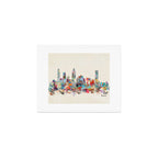 Montreal Quebec skyline Art Print Gallery Image 1