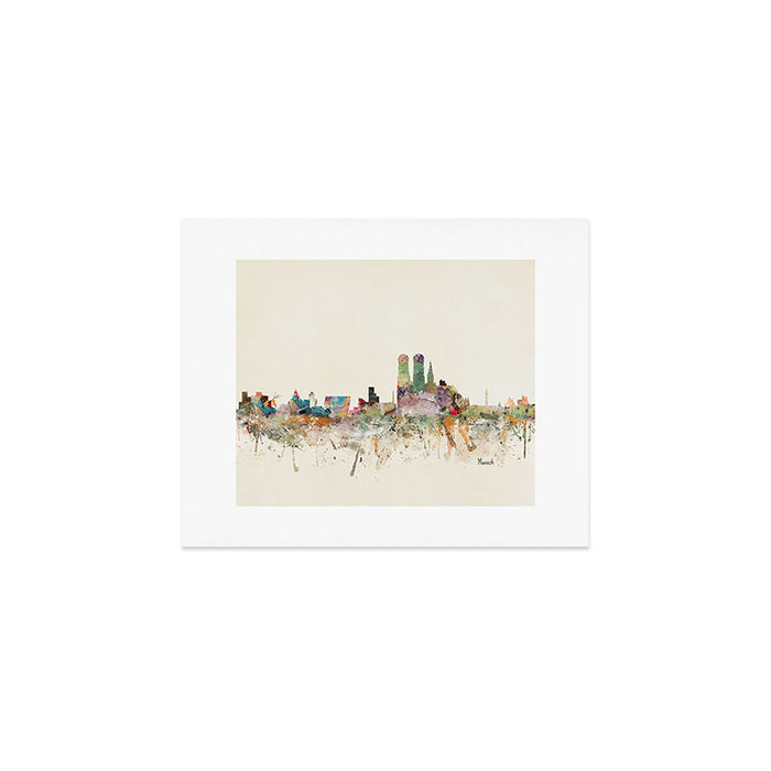 munich germany skyline Art Print Gallery Image 1