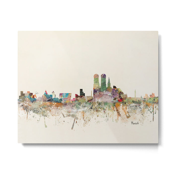 munich germany skyline Metal Print Gallery Image 1