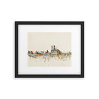 munich germany skyline Framed Art Print Gallery Image 6
