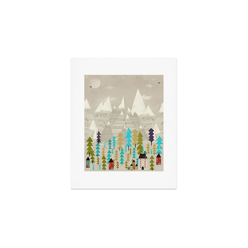 my happy mountains Art Print Gallery Image 1