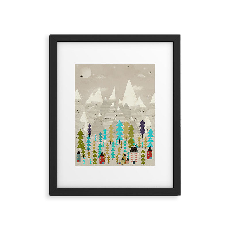 my happy mountains Framed Art Print Gallery Image 5