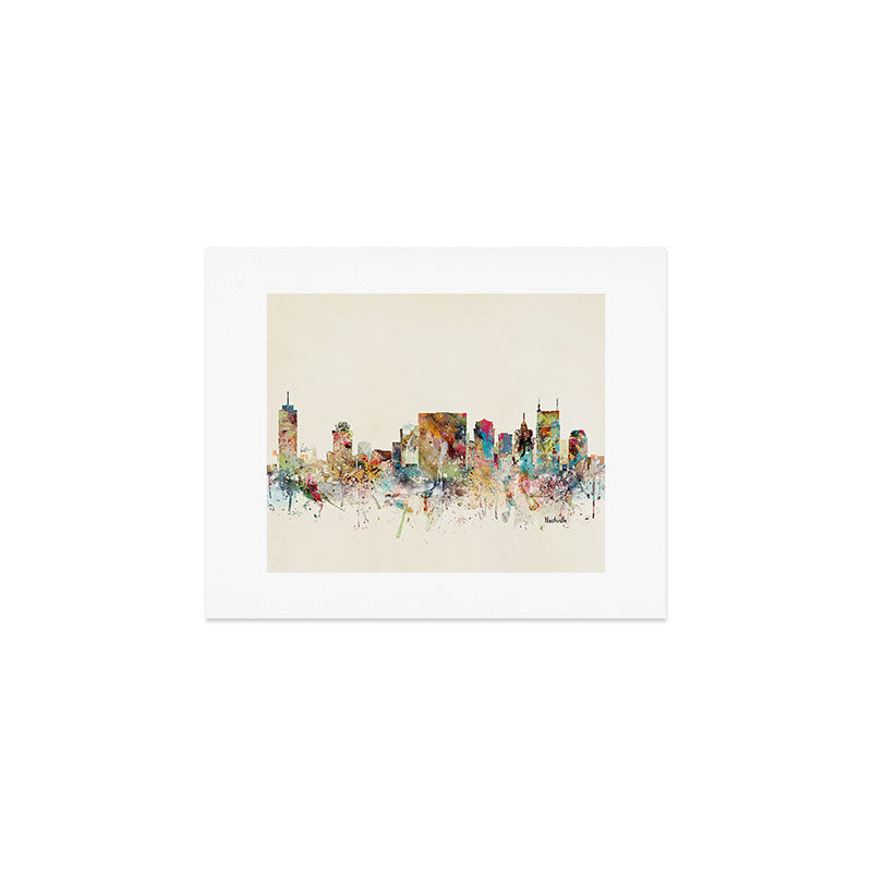 nashville tennessee skyline Art Print Gallery Image 1