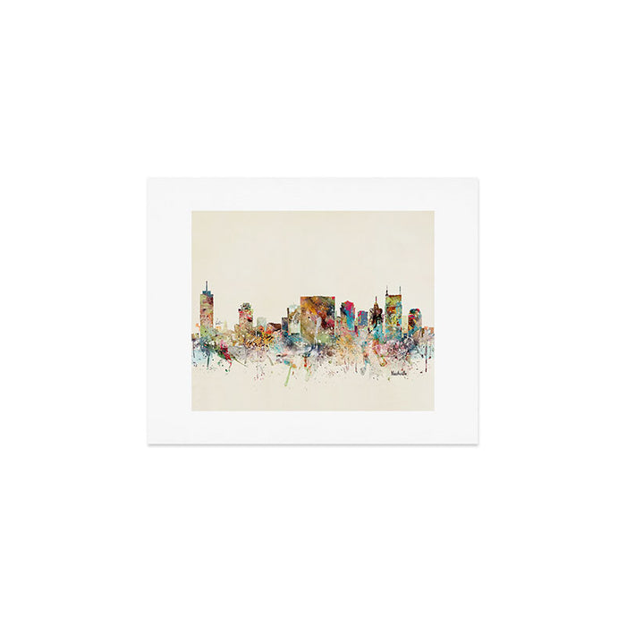 nashville tennessee skyline Art Print Gallery Image 1