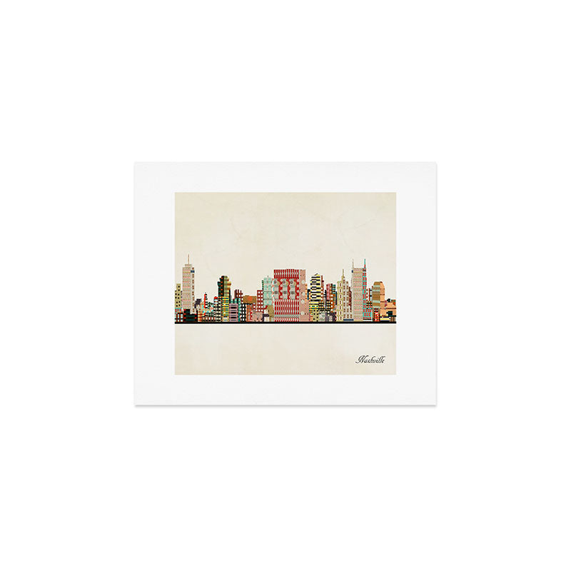 nashville tennessee skyline Art Print Gallery Image 1