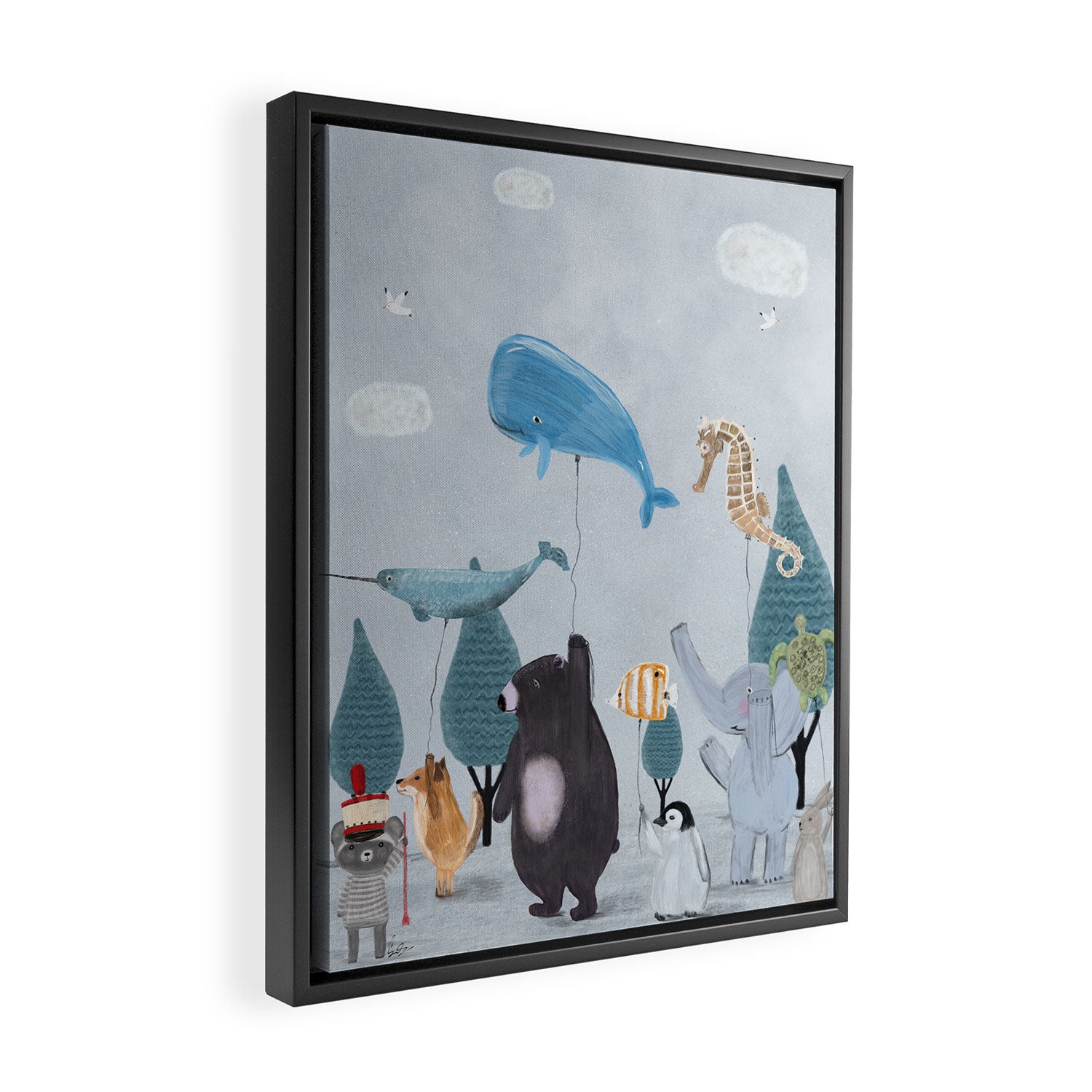 nature parade Framed Canvas Print Gallery Image 2