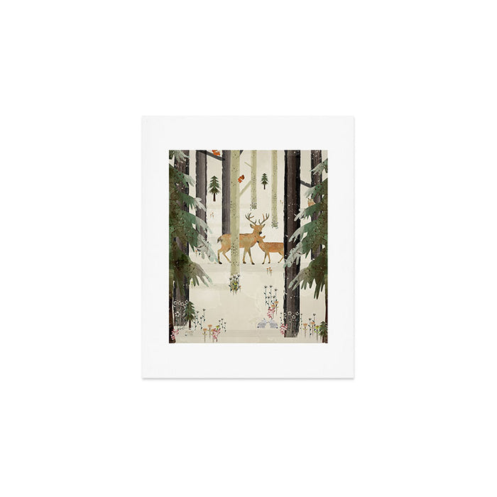 nature's way the deer Art Print Gallery Image 1