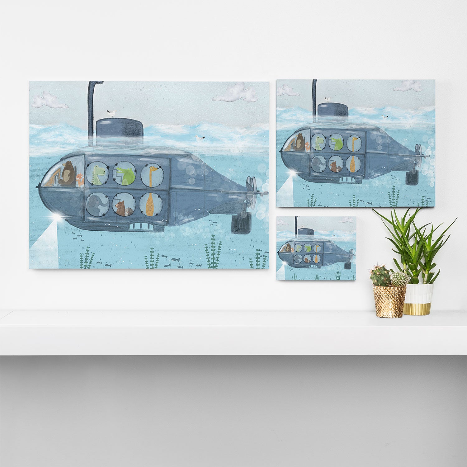 nautical explorers Canvas Print Gallery Image 3