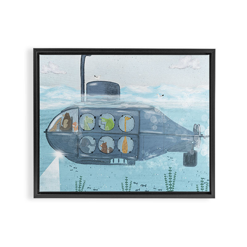nautical explorers Framed Canvas Print Gallery Image 3