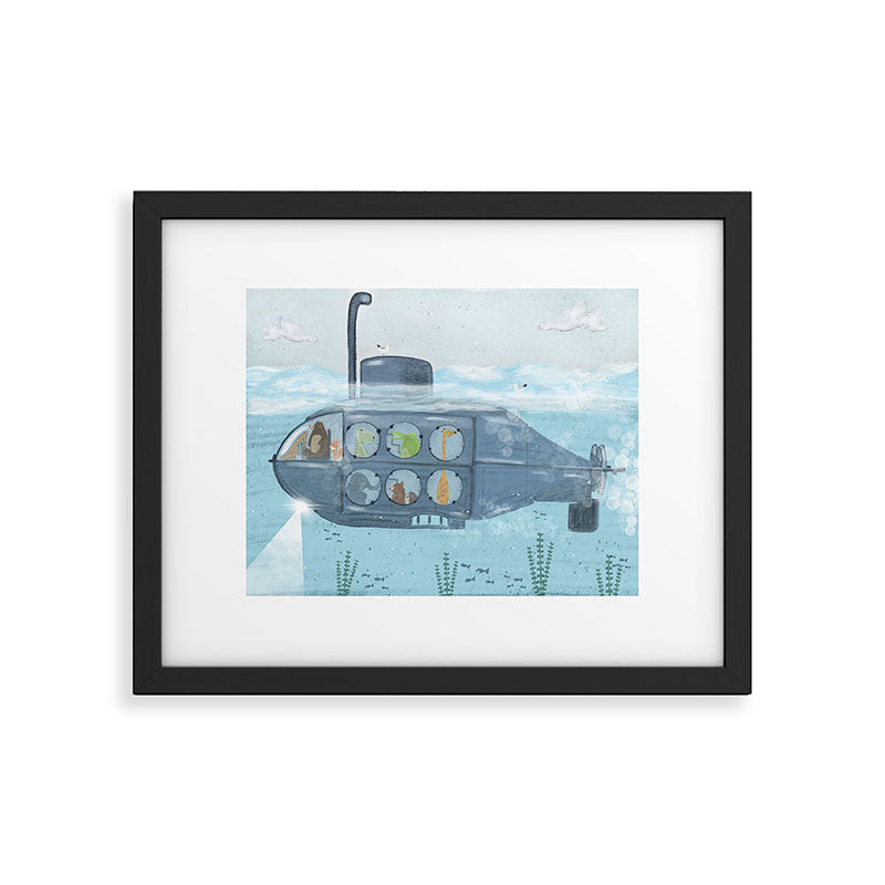 nautical explorers Framed Art Print Gallery Image 5