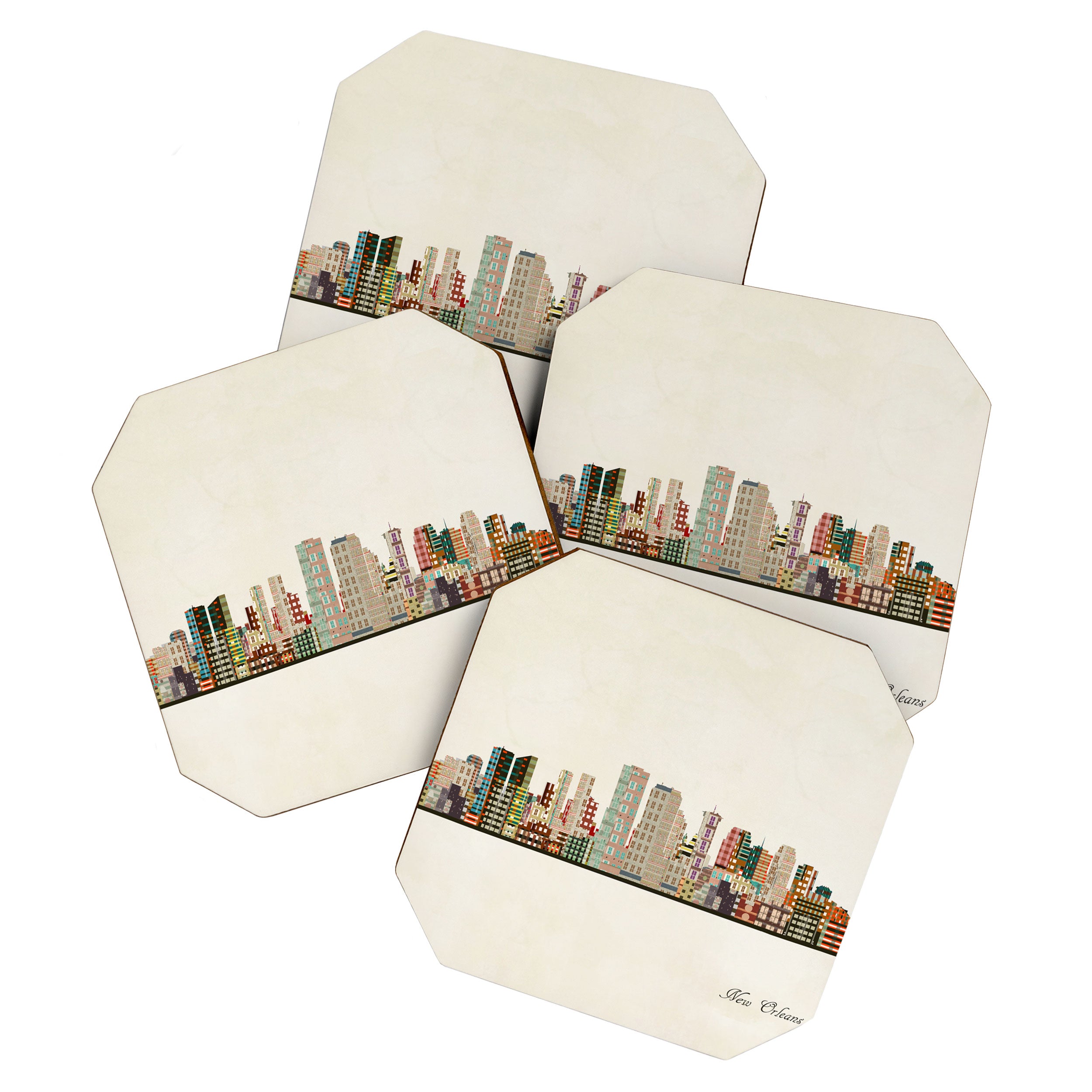 new orleans skyline Coaster Gallery Image 1