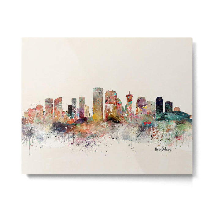new orleans skyline Metal Print Gallery Image 1