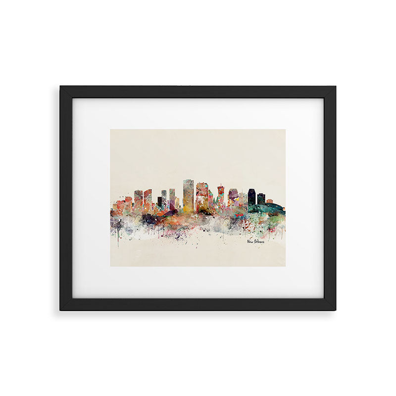 new orleans skyline Framed Art Print Gallery Image 6
