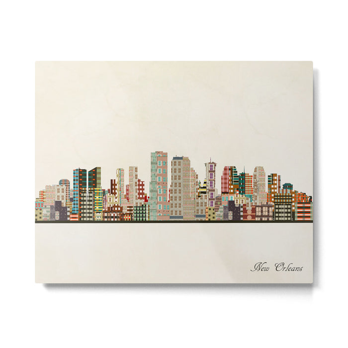 new orleans skyline Metal Print Gallery Image 1